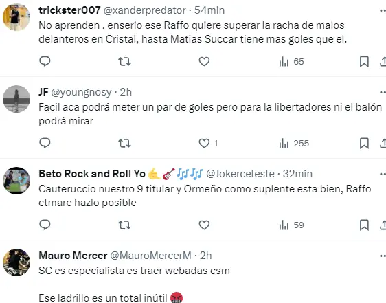 Reacción de los hinchas de Sporting Cristal