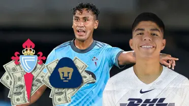 Mientras Tapia gana $542 en Celta de Vigo, lo que cobra Piero Quispe en los Pumas