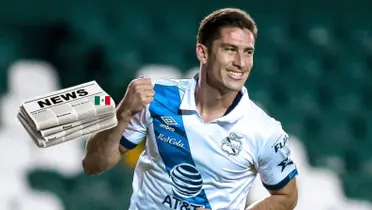 Santiago Ormeño se estrenó con gol en Puebla. 
