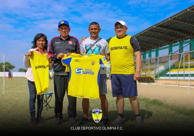 Willian Chiroque con el club Olimpia FC