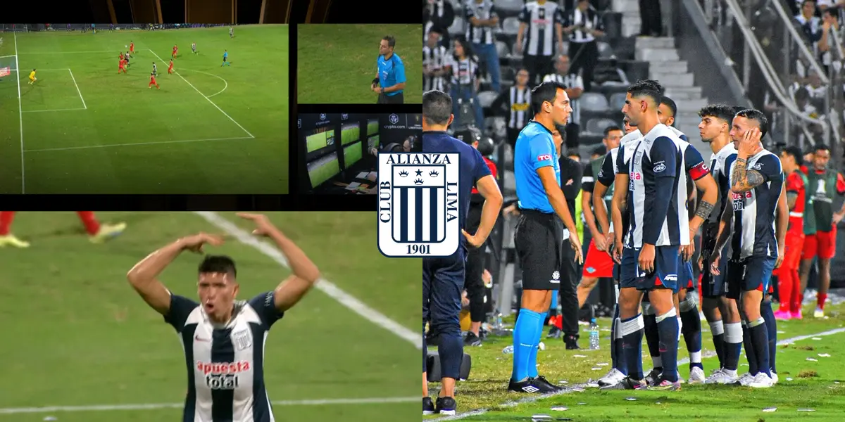 Alianza Lima había logrado el empate en los últimos minutos, pero le terminaron anulando el gol