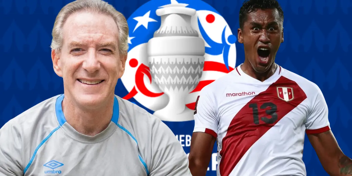 Eddie Fleischman y Renato Tapia (Foto: Copa América - Facebook) 