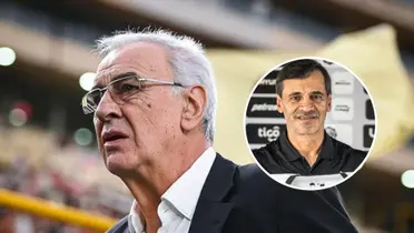 Jorge Fossati - Fabián Bustos (Foto: X de Universitario)