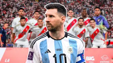 Lionel Messi viendo para un costado (Foto: Selección Peruana) 