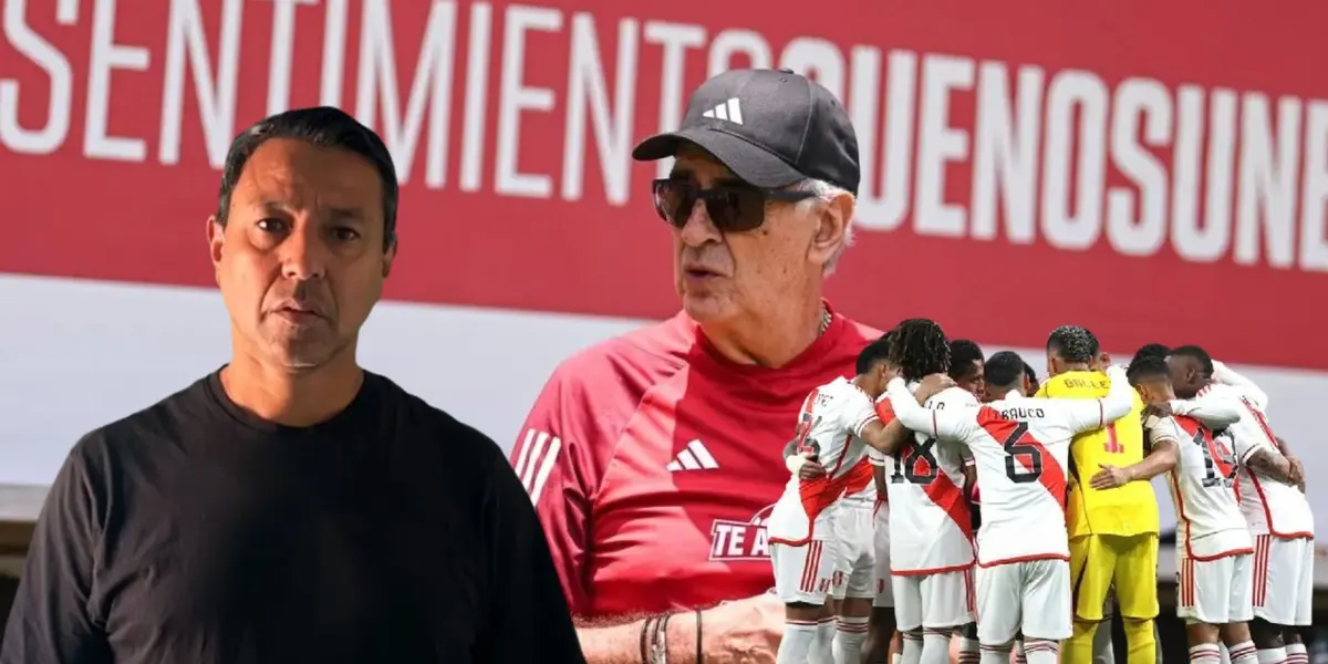Nolberto Solano, Jorge Fossati y jugadores de la Selección Peruana