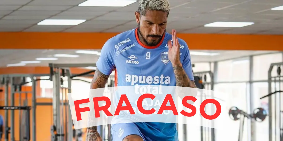 Paolo Guerrero podría fracasar en César Vallejo