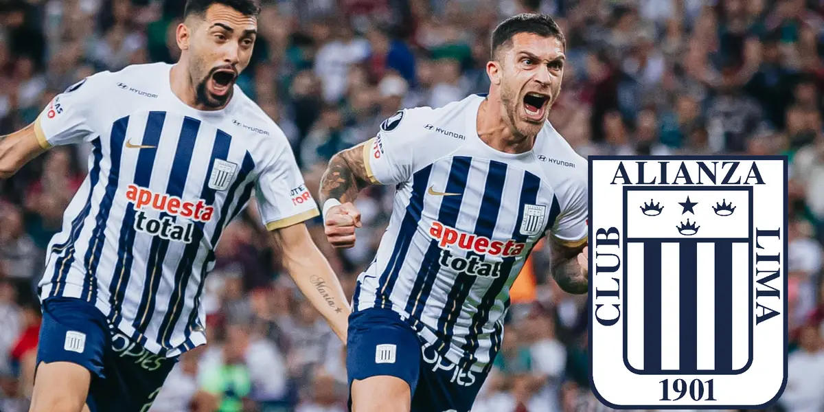 Adrián Arregui y Juan Pablo Freytes celebrando (Foto: Alianza Lima) 