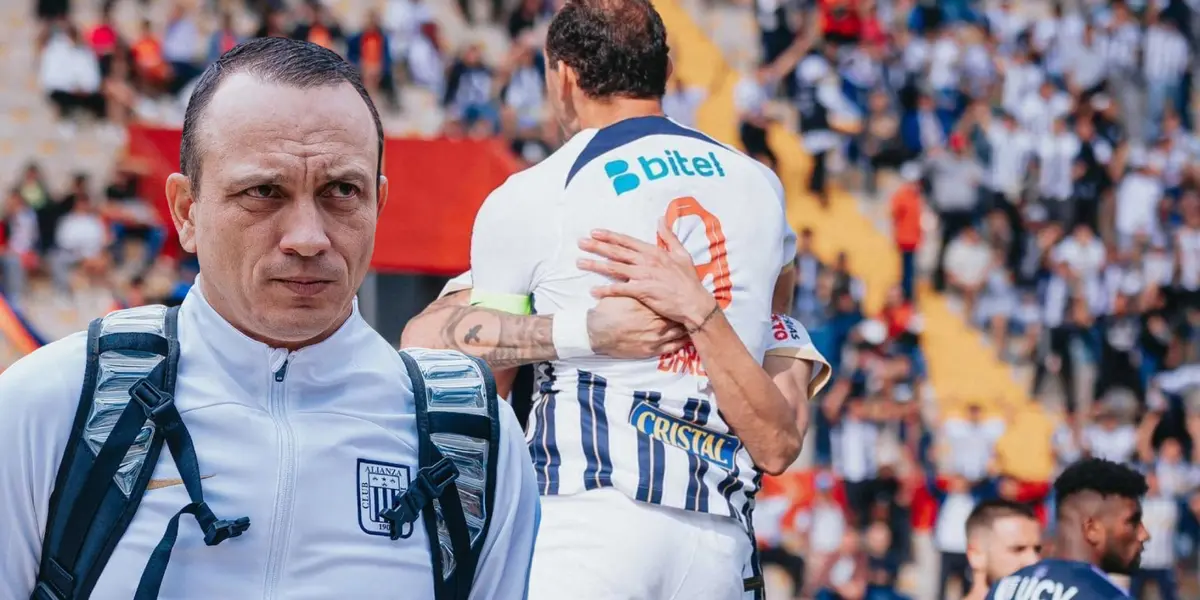 Alejandro Restrepo - Hernán Barcos (Foto: Alianza Lima) 