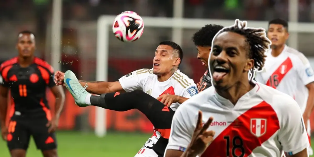 Mientras Perú competía de igual a igual ante Colombia, la estupenda noticia que recibió André Carrillo