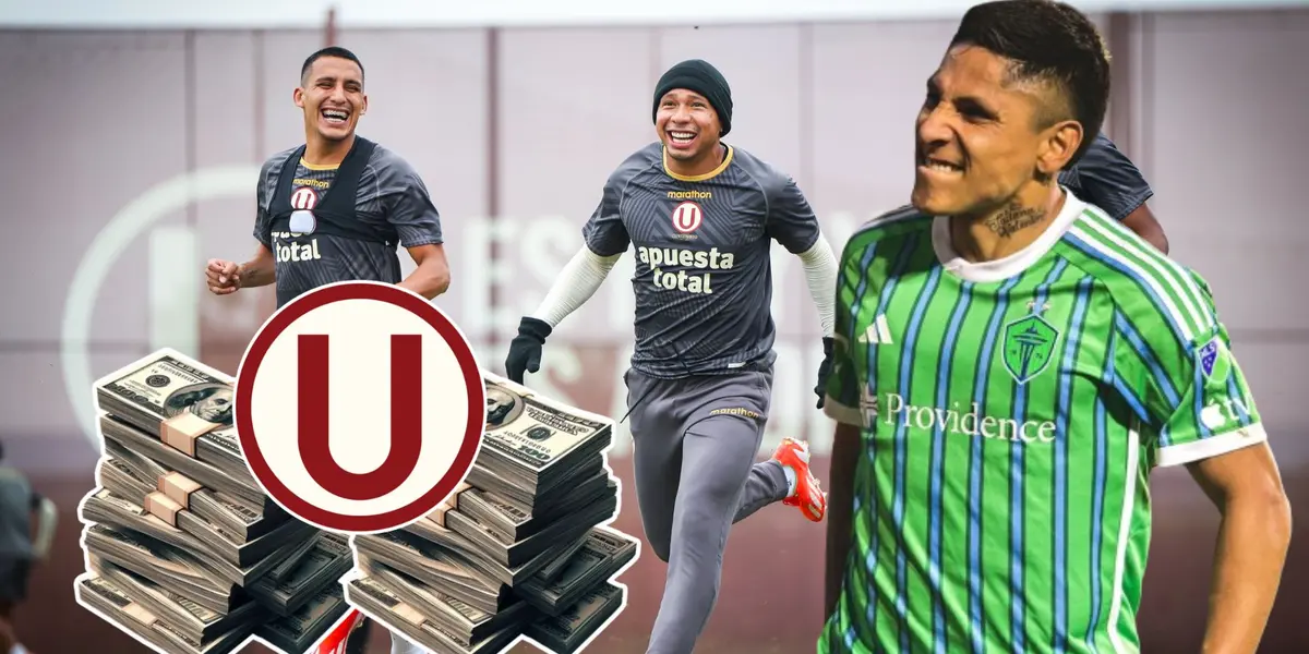 Álex Valera - Edison Flores - Raúl Ruidíaz (Foto: Club Universitario de Deportes)