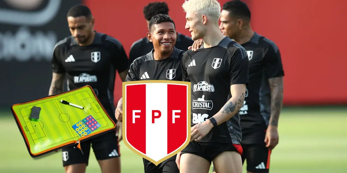 Alexander Callens, Oliver Sonne, Edison Flores, Carlos Ascues y Anderson Santamaría en Videna