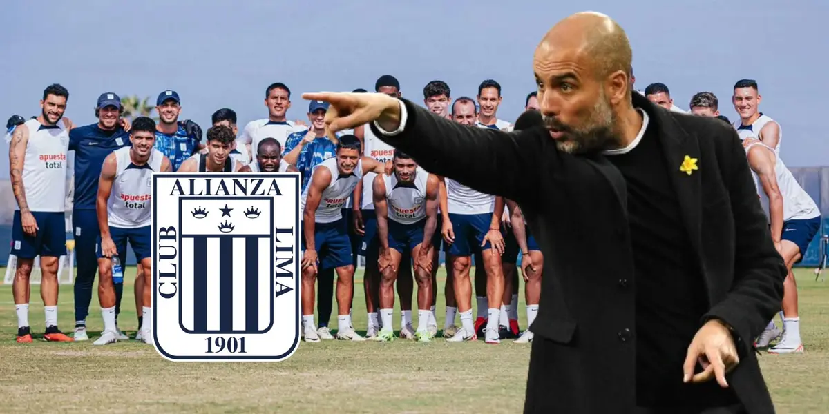 Alianza Lima - Pep Guardiola (Foto: Cancha en mancha)