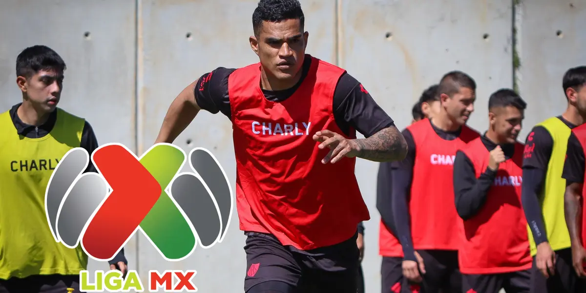 Anderson Santamaría entrenando con Atlas (Foto: Atlas) 