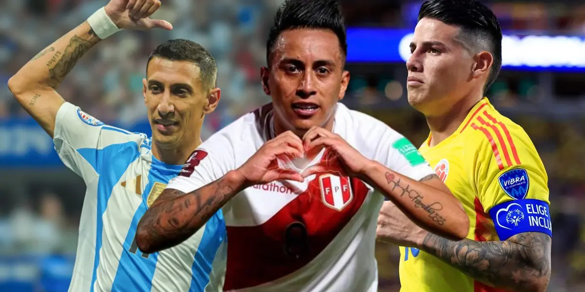 Di María se retiró de Argentina, James tiene para rato en Colombia y lo que le espera a Cueva en Perú