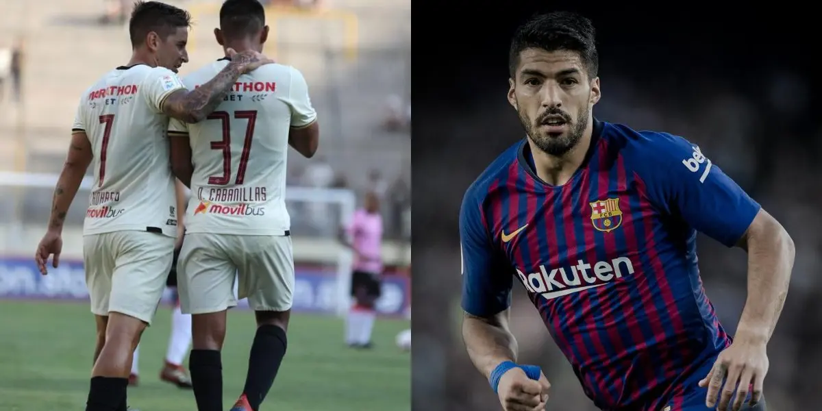 Cabanillas comparado con Luis Suarez