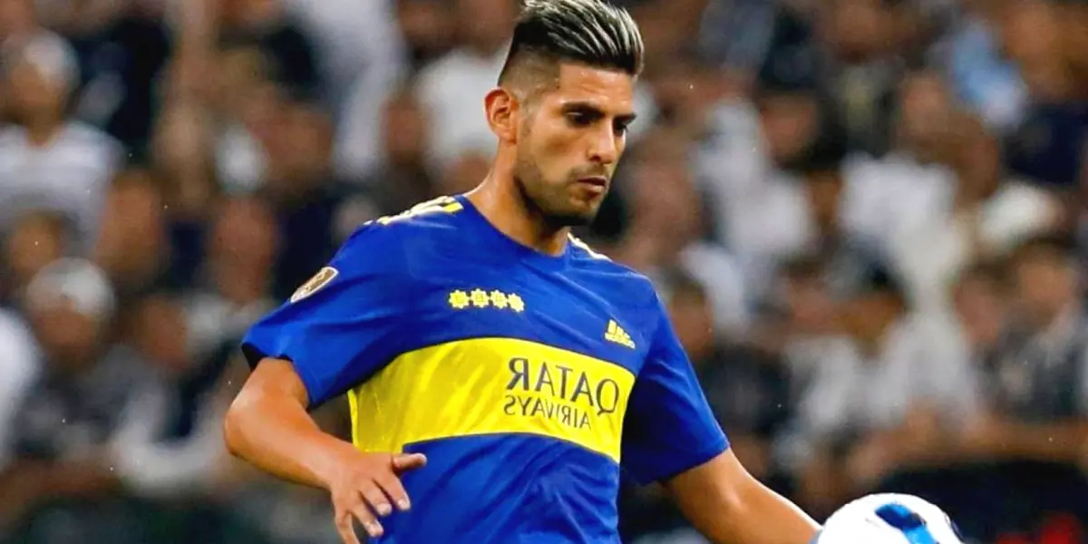 Carlos Zambrano jugando con la camiseta de Boca Juniors de Argentina. (Foto: Trujillo Perú)