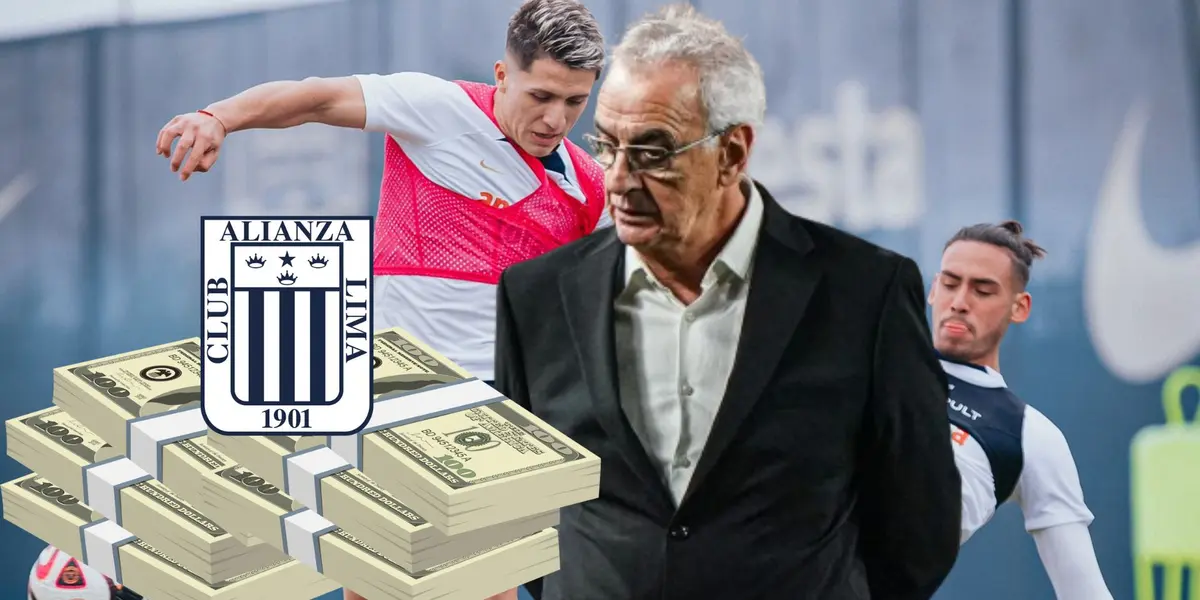 Catriel Cabellos - Erick Noriega - Jorge Fossati (Foto: Club Alianza Lima)