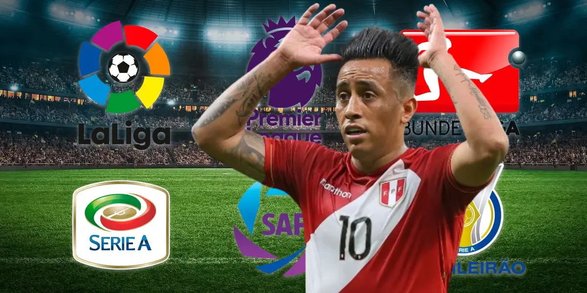 No solo de Uruguay, las ligas TOP del mundo que vienen siguiendo a Christian Cueva