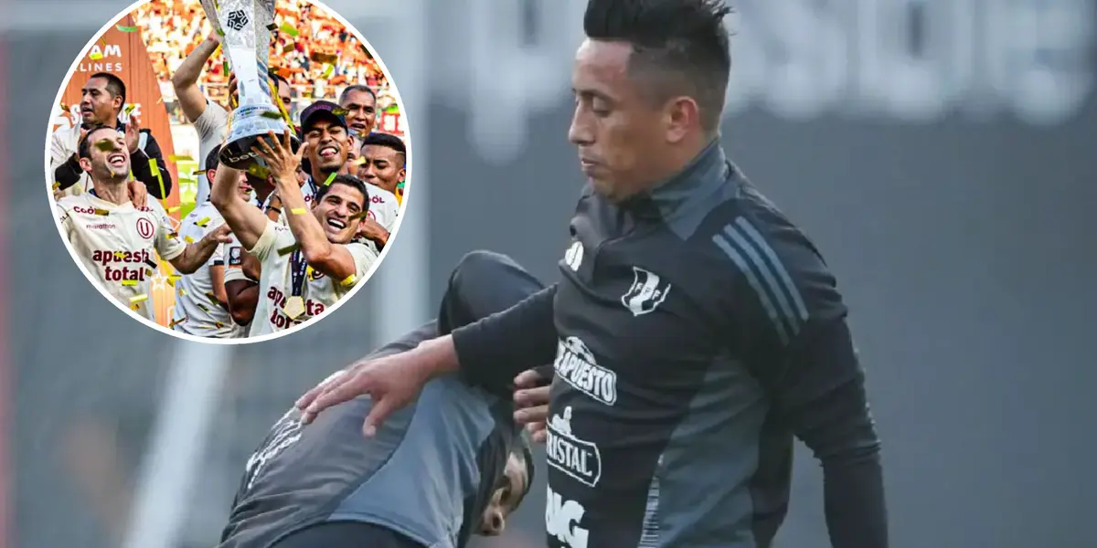 Christian Cueva perdió los papeles y el campeón con la U al que le terminó pegando