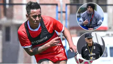 Christian Cueva - Jorge Fossati - Cristian Díaz (Foto: Club Cienciano)