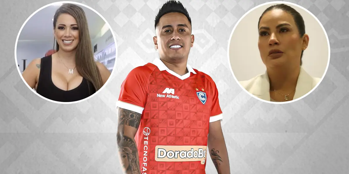 Christian Cueva - Melissa Klug - Pamela López (Foto: Cienciano) 