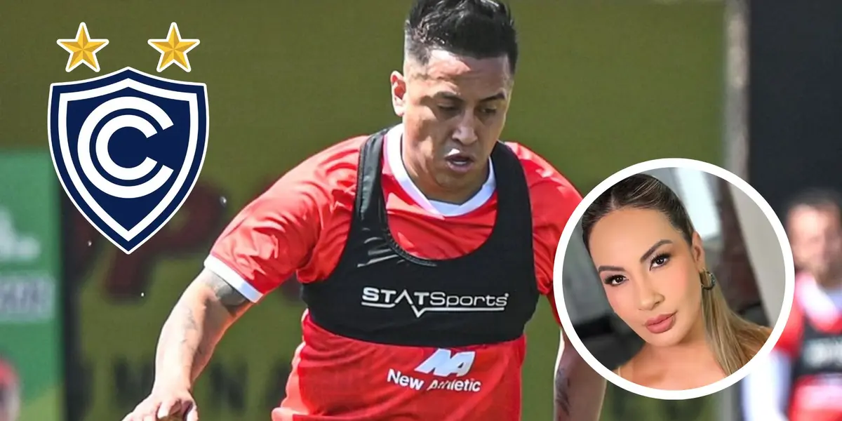 Christian Cueva - Pamela López (Foto: Club Cienciano)