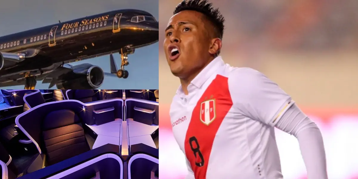 Christian Cueva viaja a Europa en un avión de lujo pensando en conocer a sus compañeros en el Malatyasspor de Turquía