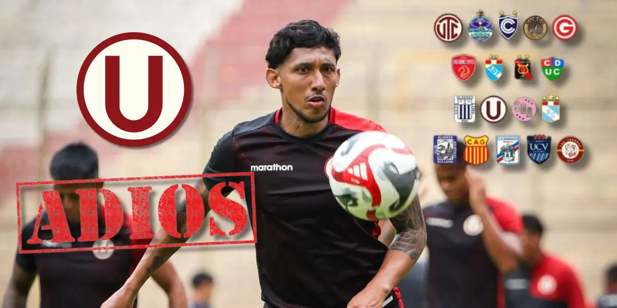 Christofer Gonzáles entrenando con Universitario de Deportes en el Estadio Monumental