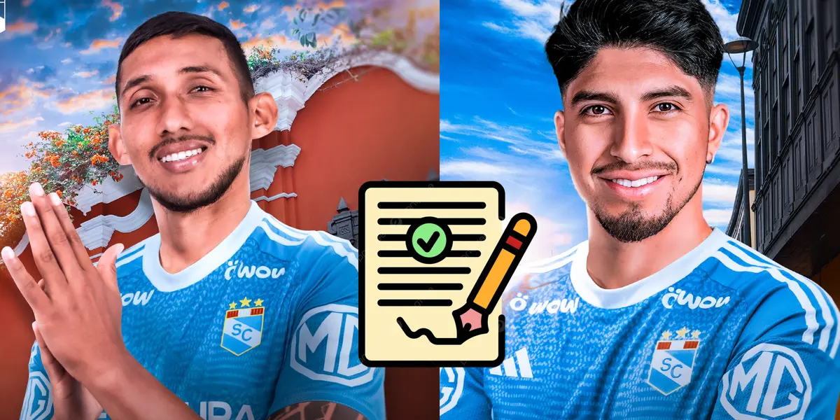 Christofer Gonzales - Luis Iberico (Foto: Sporting Cristal) 