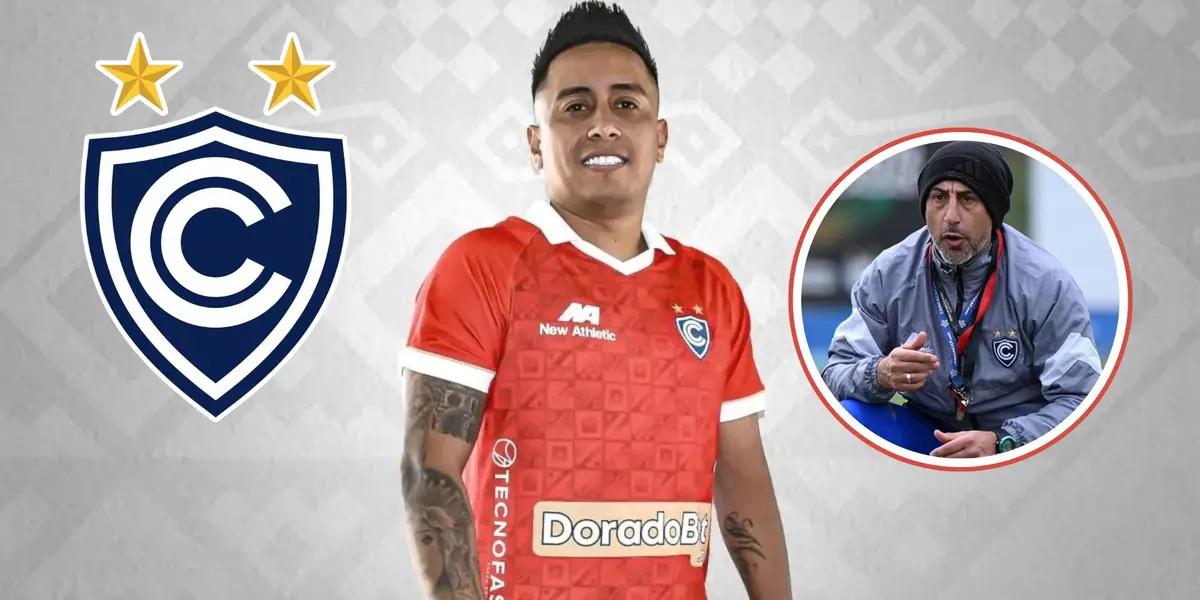 Cristian Díaz - Christian Cueva (Foto: Club Cienciano)