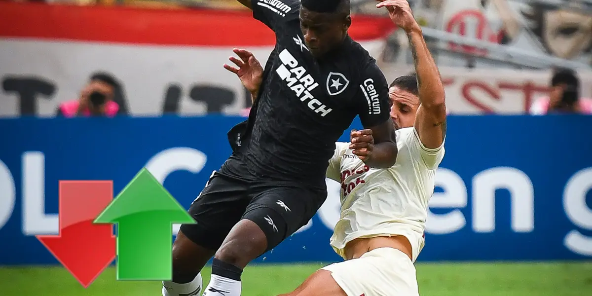 Di Benedetto peleando el balón (Foto: Universitario de Deportes)