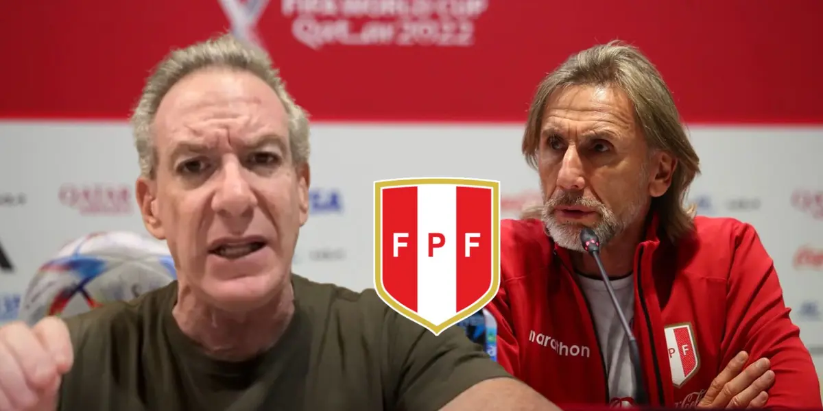 Eddie Fleischman - Ricardo Gareca (Foto: La Razón)