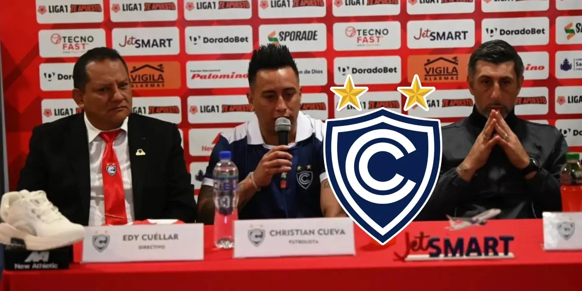 Edy Cuéllar - Christian Cueva - Cristian Díaz (Foto: Club Cienciano)