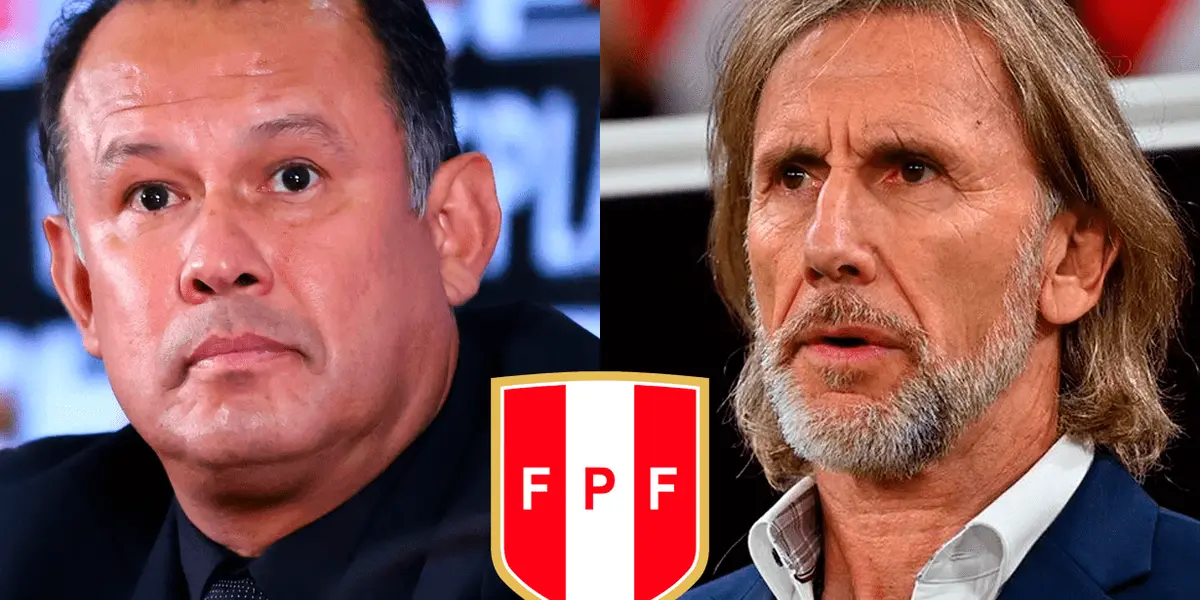 El entrenador de la Selección Peruana, Juan Reynoso se la dejó a Ricardo Gareca