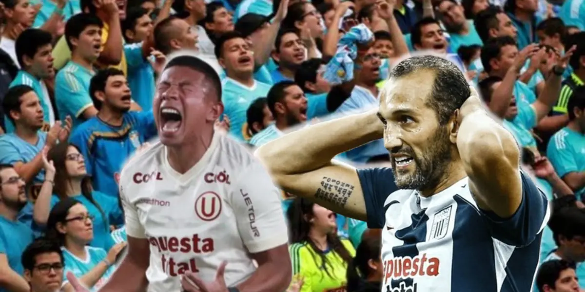 El golpe que les dio los hinchas de Sporting Cristal a Universitario y Alianza Lima. FOTO: 