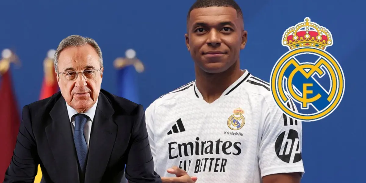 Florentino Pérez - Kylian Mbappé (Foto: El Heraldo)