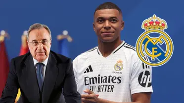 Florentino Pérez - Kylian Mbappé (Foto: El Heraldo)