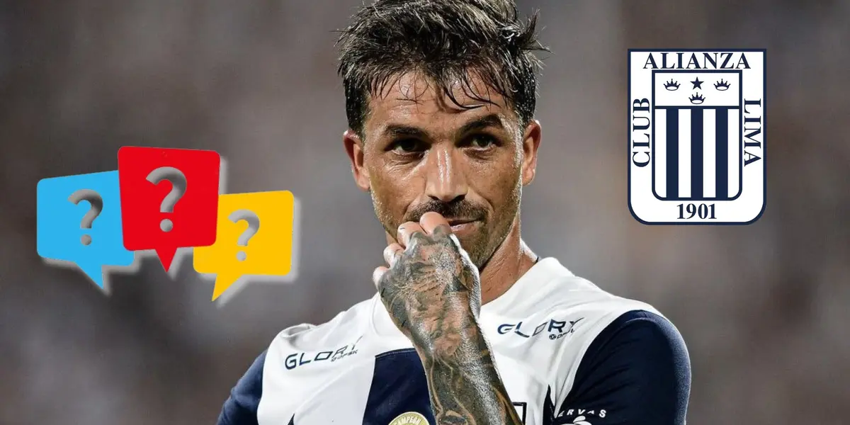 Gabriel Costa vistiendo la camiseta de Alianza Lima