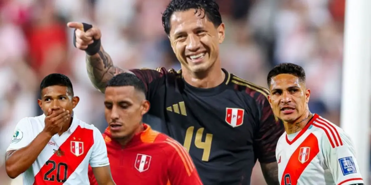 Gianluca Lapadula - Edison Flores - Álex Valera - Paolo Guerrero (Foto: La Bicolor)