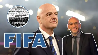 Gianni Infantino - Peter Arévalo (Foto: Sky News)