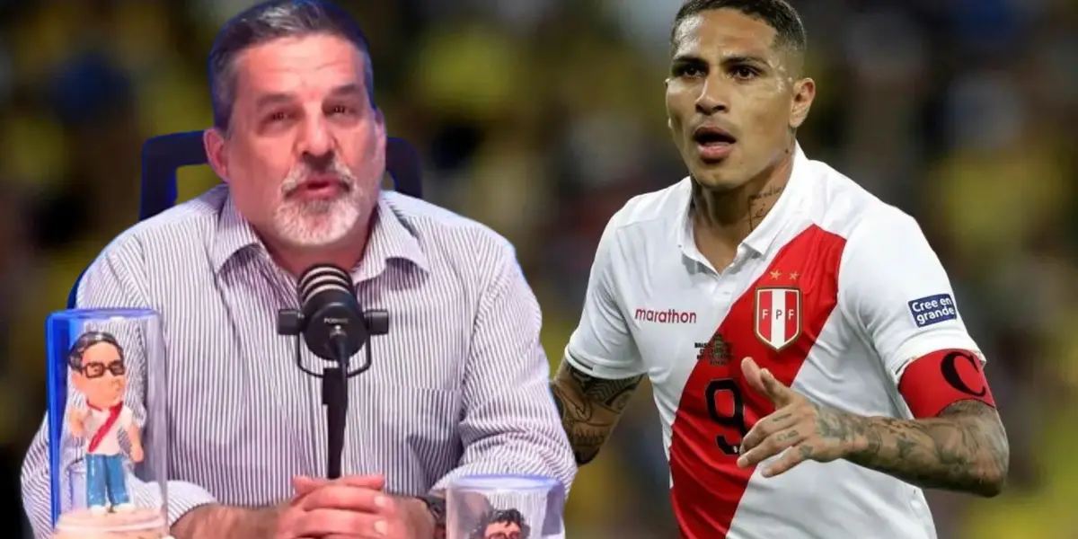 Gonzalo Núñez y Paolo Guerrero en Perú.