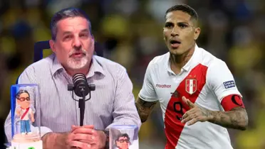 Gonzalo Núñez y Paolo Guerrero en Perú.