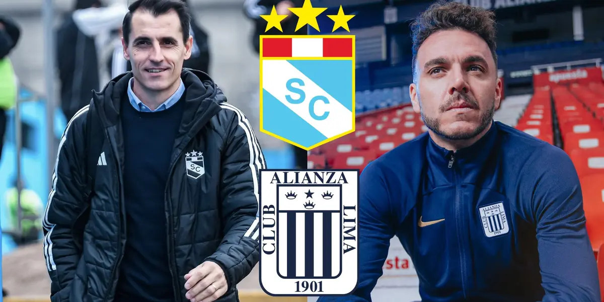 Guillermo Farré - Mariano Soso (Foto: Club Sporting Cristal - Club Alianza Lima)