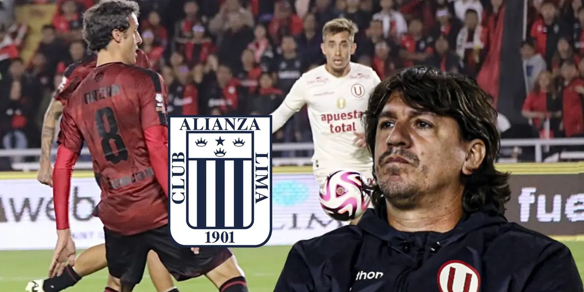 Jean Ferrari - Martin Pérez Guedes - Horacio Orzán (Foto: Liga1 Te Apuesto)