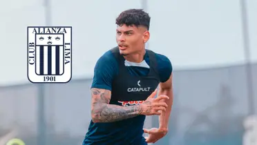 Jeriel De Santis entrenando con Alianza Lima