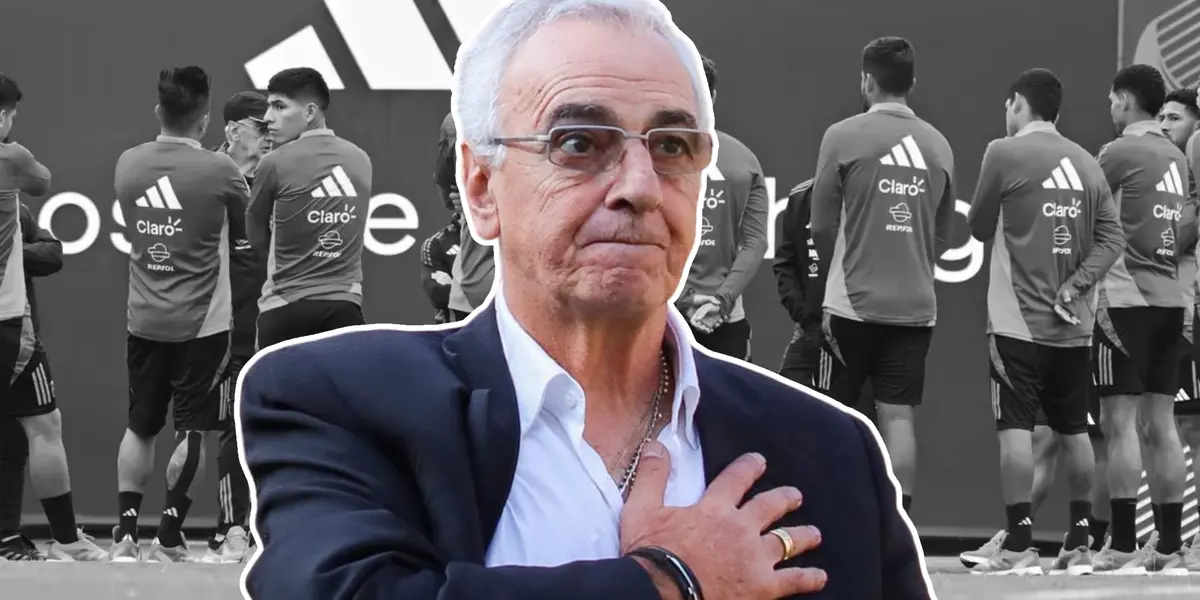 Jorge Fossati con la mano en el pecho (Foto: Selección Peruana) 