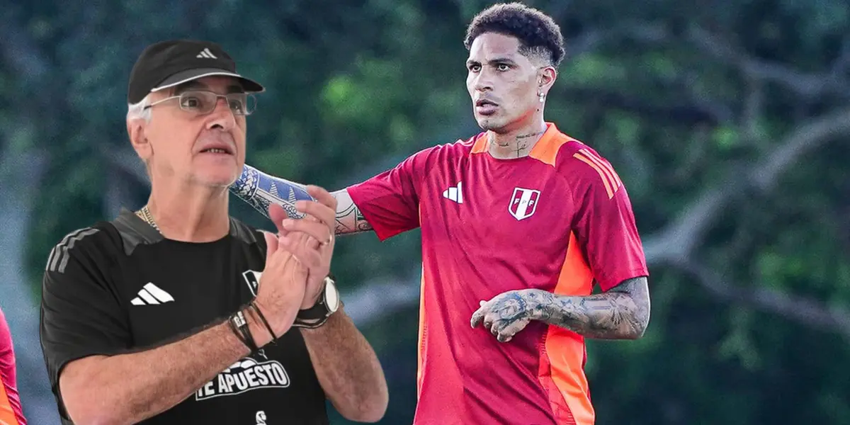 Jorge Fossati - Paolo Guerrero (Foto: Diario Viral)