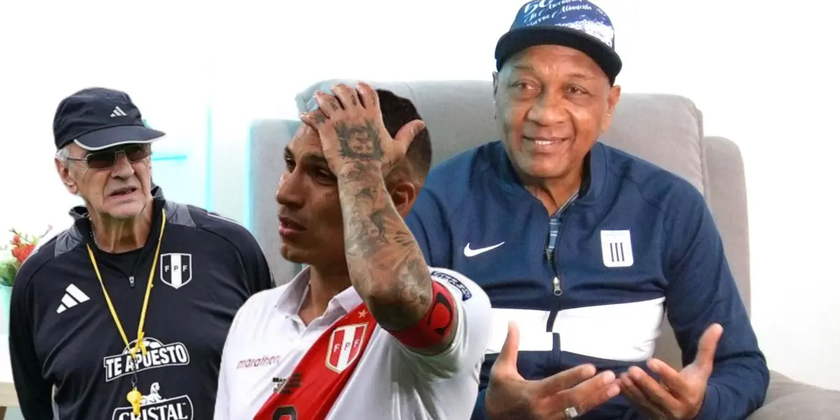 Jorge Fossati - Paolo Guerrero - José Velásquez (Foto: Andina)