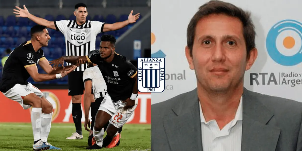 Juan Pablo Varsky no dejó de reaccionar al tremendo triunfo de Alianza Lima