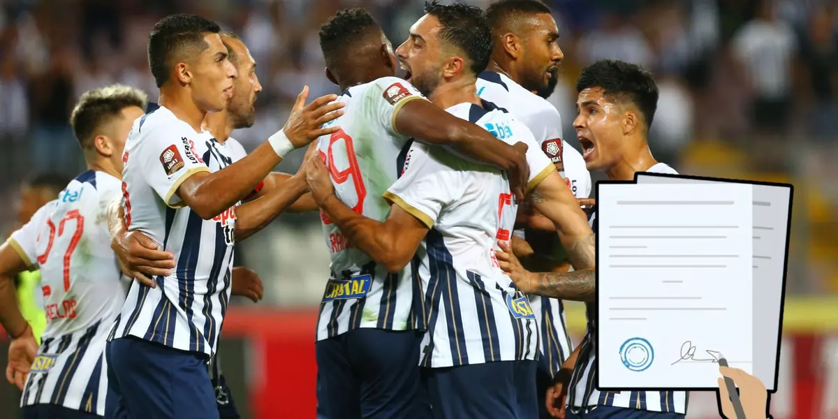 Jugadores de Alianza Lima celebrando 